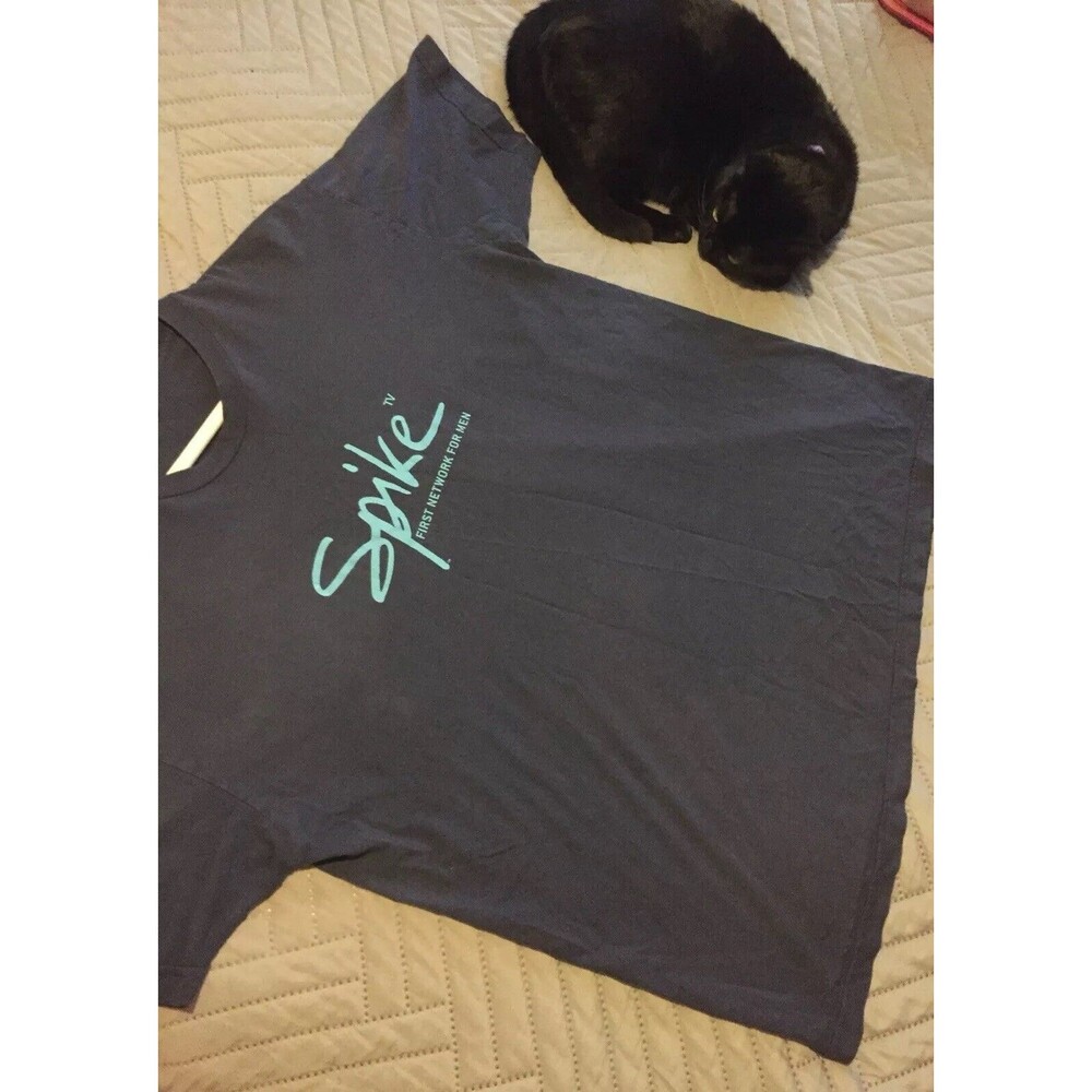 Rare Spike TV Graphic T-shirt first mens network size XL VINTAGE Shirt The Chive